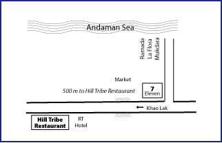 map hilltribe restaurant